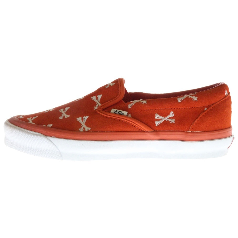 VANS(ヴァンズ) 20AW ×WTAPS Og Classic Slip-O ダブルタップス オリジナル クラシックスリッポン スウェード ローカットスニーカー オレンジ US11/29cm VN0A45JKK09