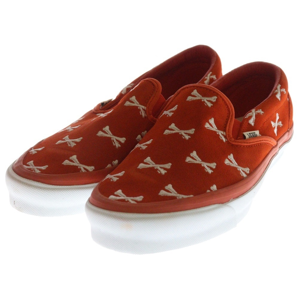 VANS(ヴァンズ) 20AW ×WTAPS Og Classic Slip-O ダブルタップス オリジナル クラシックスリッポン スウェード ローカットスニーカー オレンジ US11/29cm VN0A45JKK09