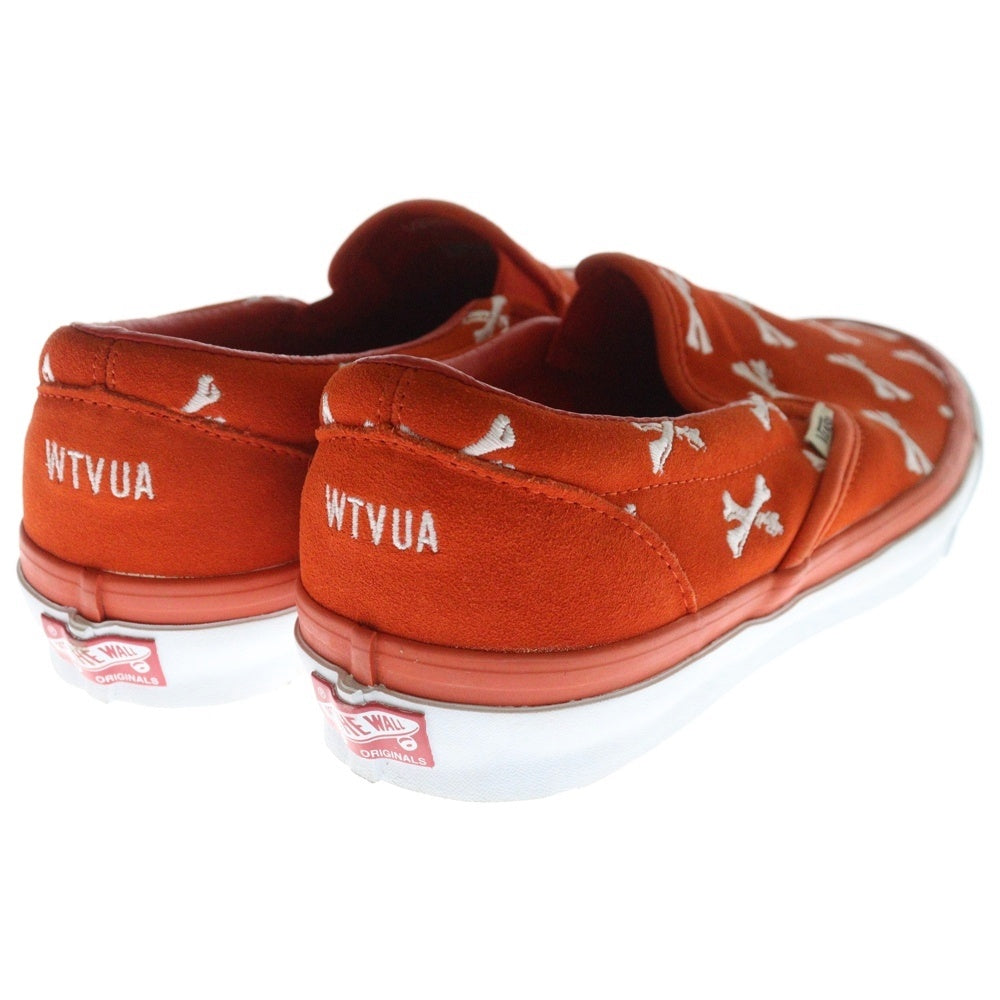 VANS(ヴァンズ) 20AW ×WTAPS Og Classic Slip-O ダブルタップス オリジナル クラシックスリッポン スウェード ローカットスニーカー オレンジ US11/29cm VN0A45JKK09
