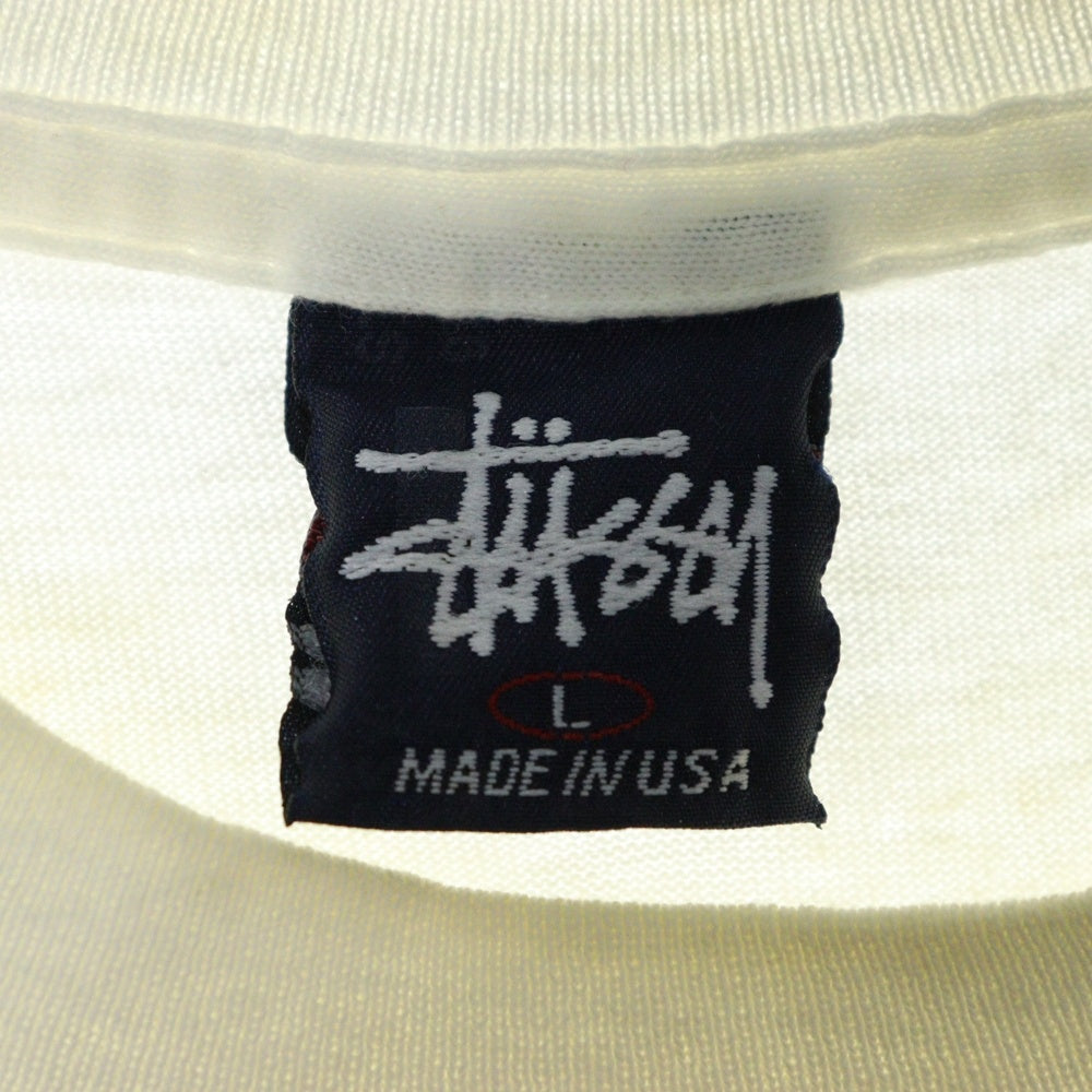 STUSSY(ステューシー) 90S OLD STUSSY Surf オールド 半袖Tシャツ ホワイト