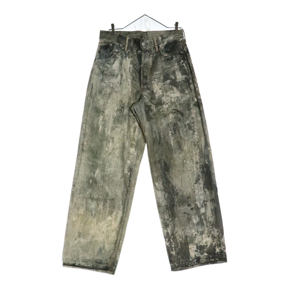 Acne Studios(アクネ ストゥディオズ) 1981M ペイントスプラッター転写バギーデニム FN-MN-TROU000959 グレー