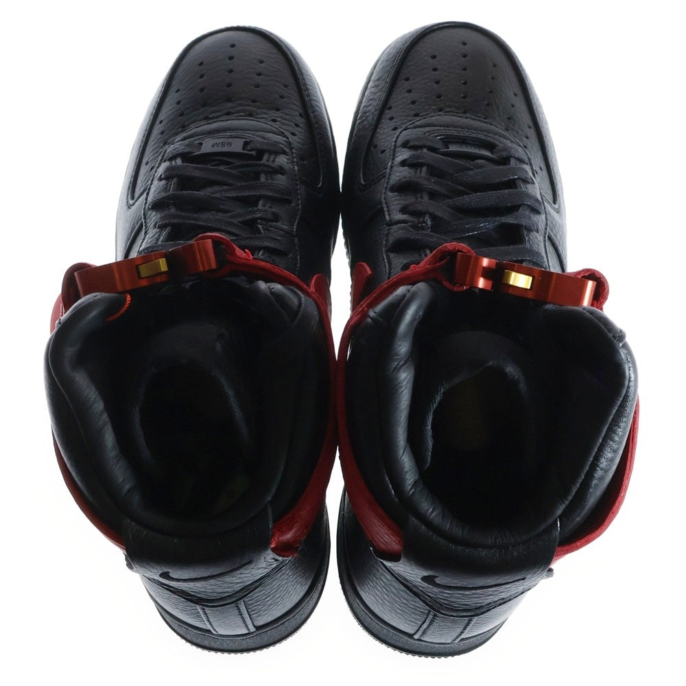 NIKE(ナイキ) ×1017 ALYX 9SM AIR FORCE1 HIGH アリクス エアフォース1 ハイカットスニーカー ブラック US9/27cm CQ4018-004