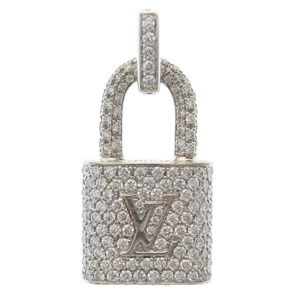 LOUIS VUITTON(ルイヴィトン) Q93005 パンダンティフ カデナ パヴェダイヤ ネックレス ペンダントトップ Au750 ホワイトゴールド