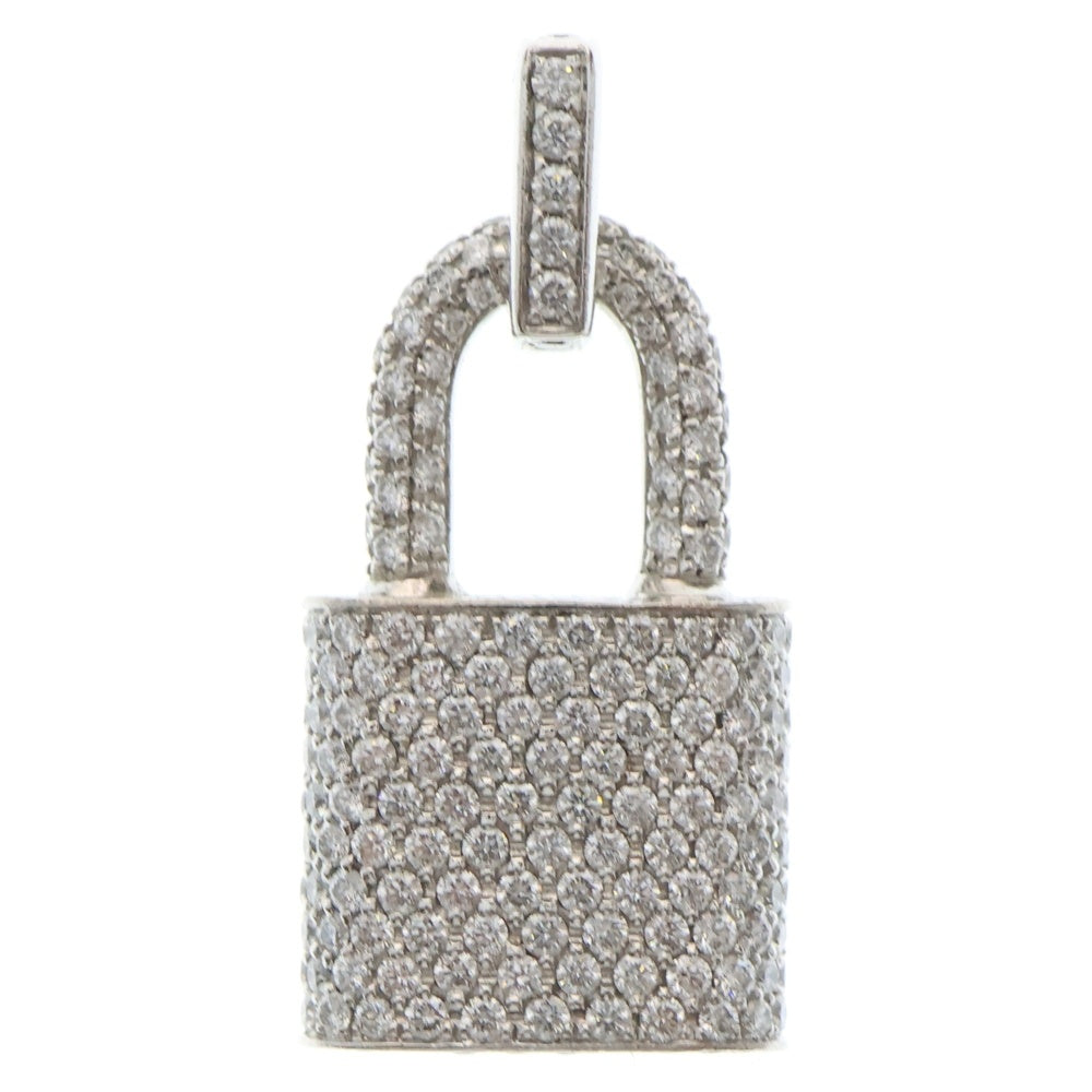 LOUIS VUITTON(ルイヴィトン) Q93005 パンダンティフ カデナ パヴェダイヤ ネックレス ペンダントトップ Au750 ホワイトゴールド