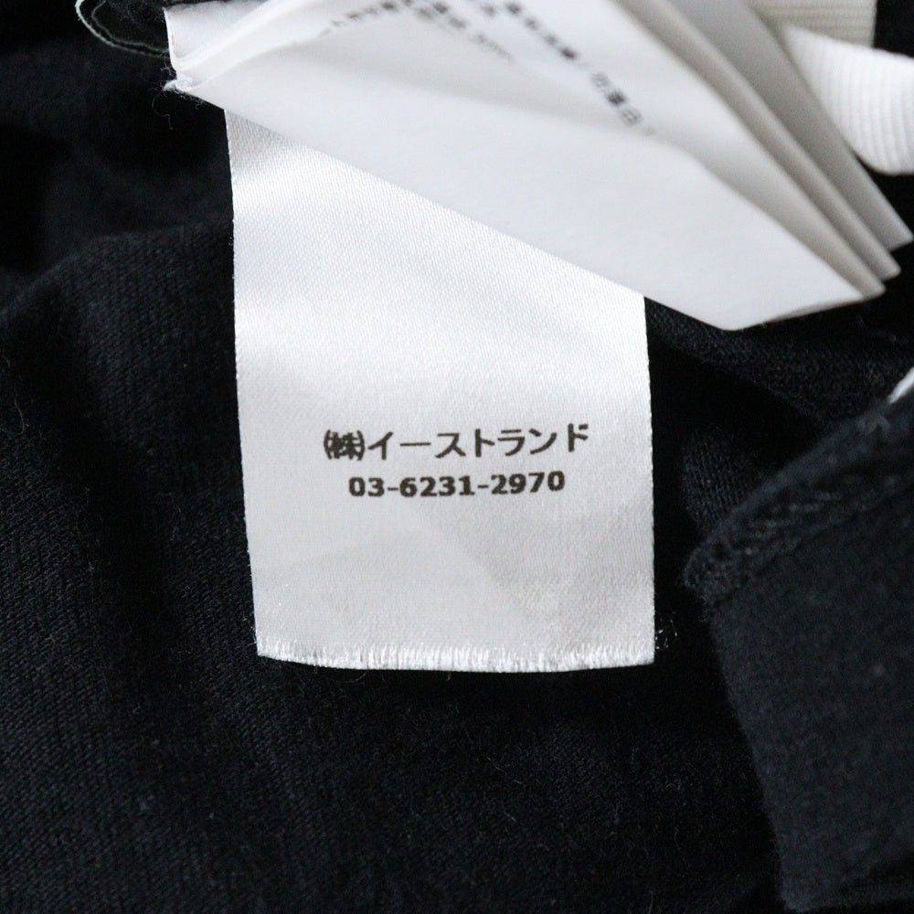 OFF-WHITE(オフホワイト) STENCIL S/S SLIM TEE バックプリント クルーネック半袖Tシャツカットソー OMAA027E20JER006 ブラック