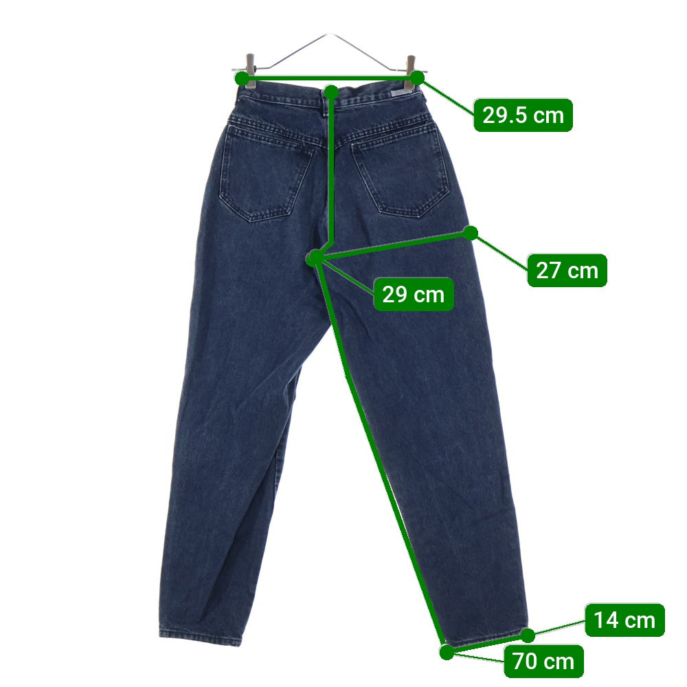 Calvin Klein(カルバンクライン) テーパードデニムパンツ ジップフライデニムパンツ レディース ブラック