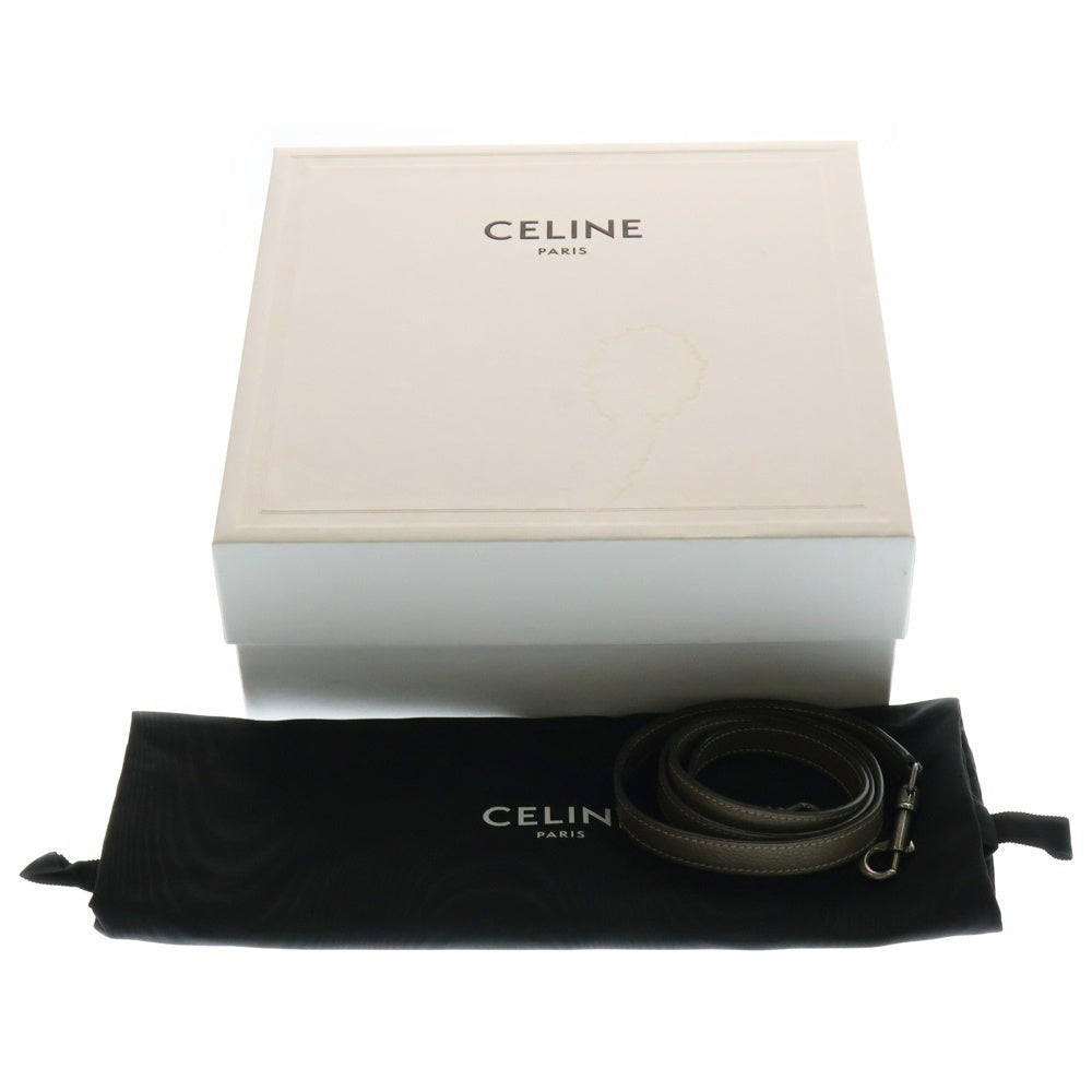 CELINE(セリーヌ) ラゲージ ナノショッパー レザー2WAYハンドバッグ ショルダーバッグ ブラウン