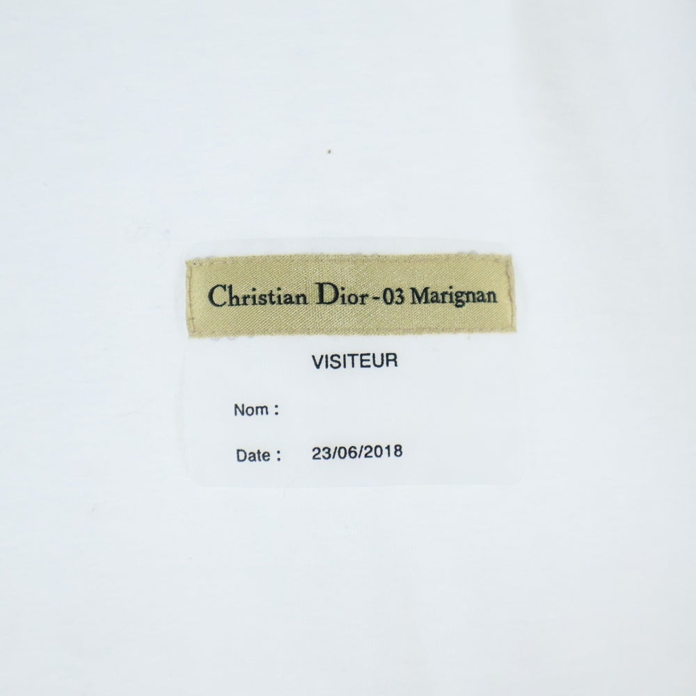 DIOR(ディオール) 19SS T-Shirt ビジターパッチ 半袖Tシャツ ホワイト 923J611B0533