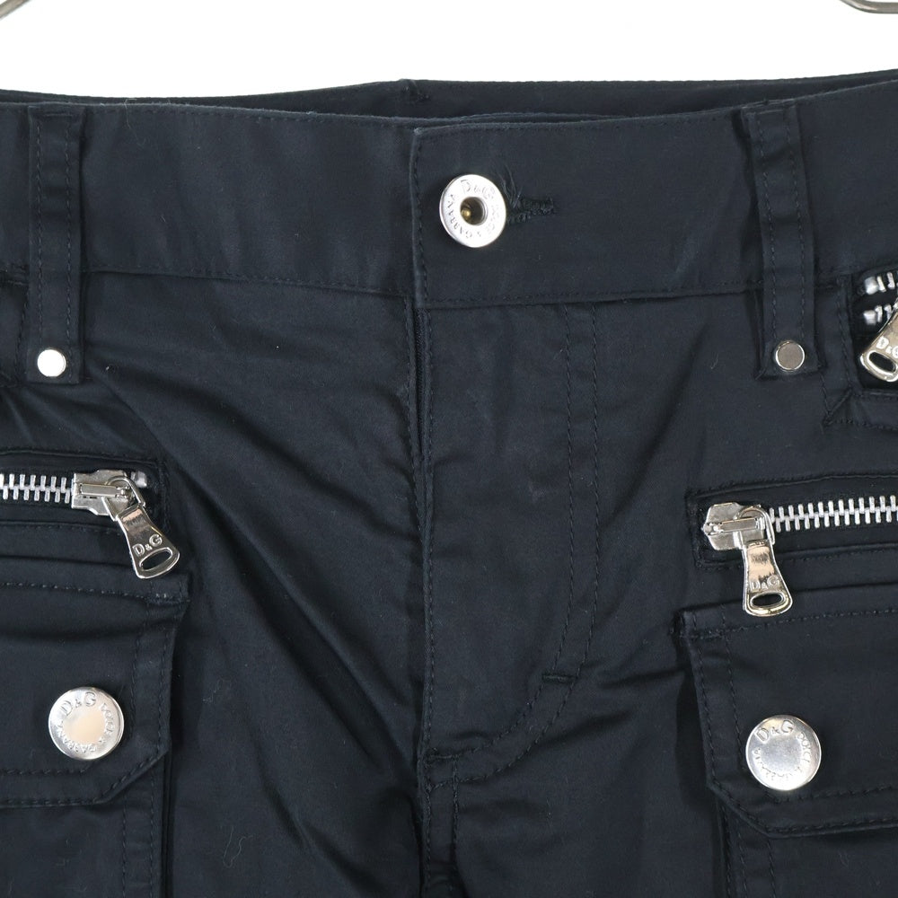 DOLCE & GABBANA(ドルチェアンドガッバーナ) 08SS Parachute Pants パラシュートパンツ ショーツ ブラック RP0355 TNFBP