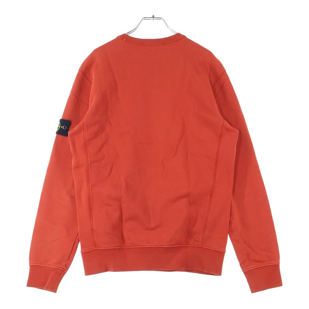 STONE ISLAND(ストーンアイランド) Sweatshirt ロゴワッペン クルーネックスウェットトレーナー レッド 701562751