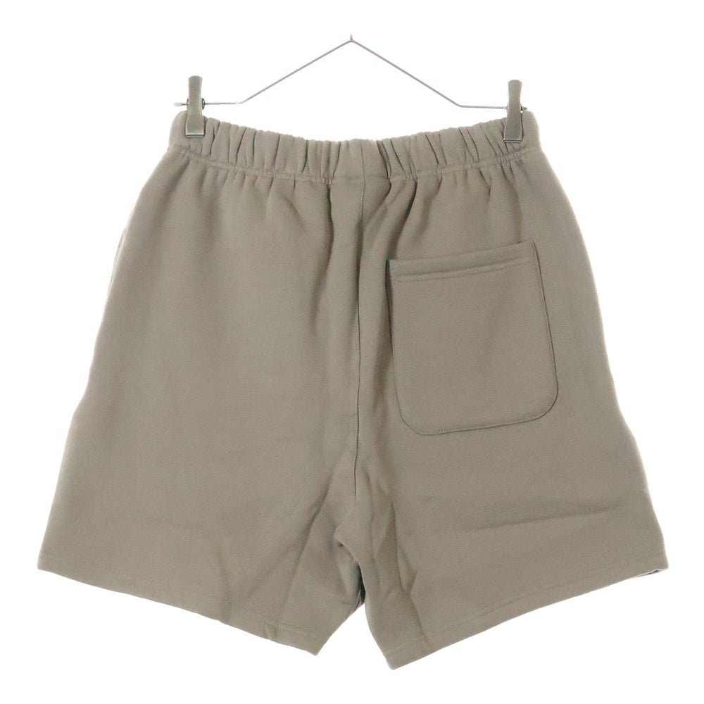 FEAR OF GOD ESSENTIALS(フィアオブゴッド エッセンシャルズ) SHORT PANTS リフレクターロゴ スウェットハーフパンツ ショーツ ベージュ