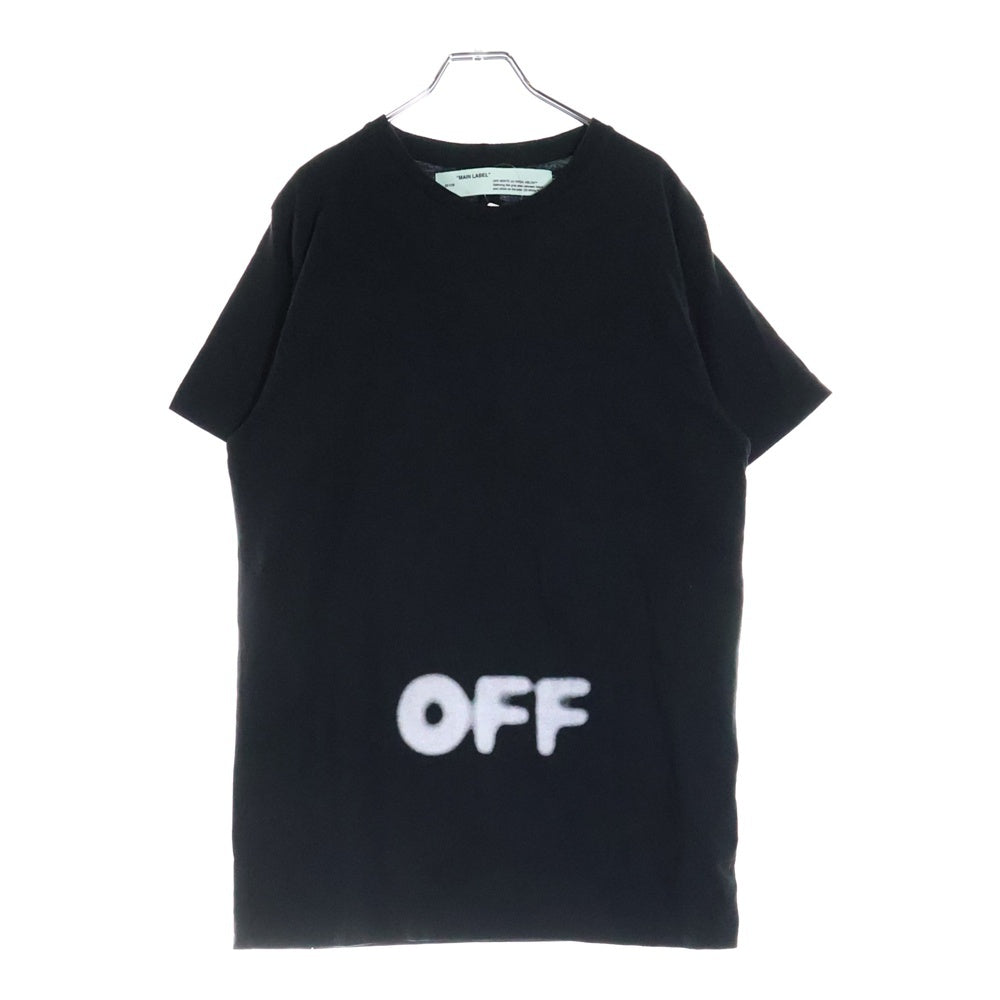 OFF-WHITE(オフホワイト) 18AW KYMOGRAPH TEE カイモグラフ プリント ショートスリーブ カットソー 半袖 Tシャツ ブラック OMAA027F18185051
