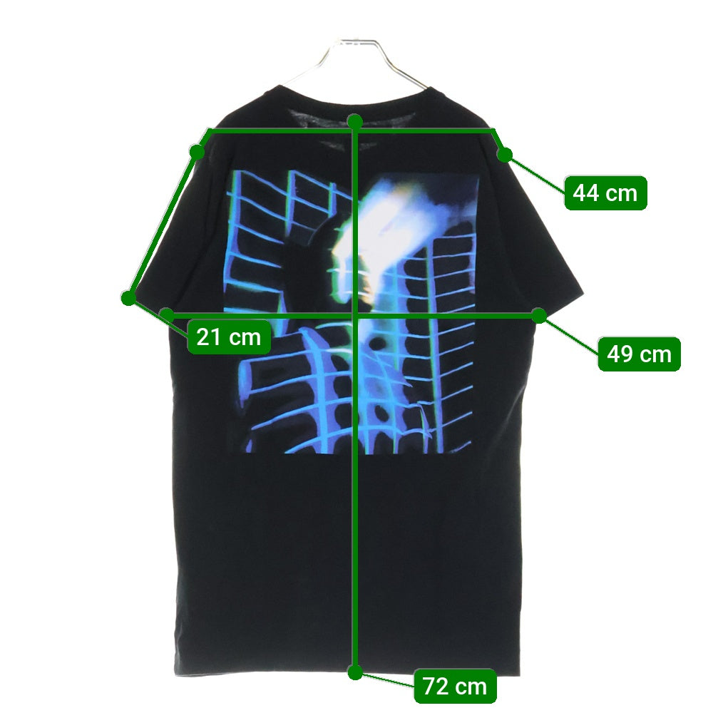OFF-WHITE(オフホワイト) 18AW KYMOGRAPH TEE カイモグラフ プリント ショートスリーブ カットソー 半袖 Tシャツ ブラック OMAA027F18185051