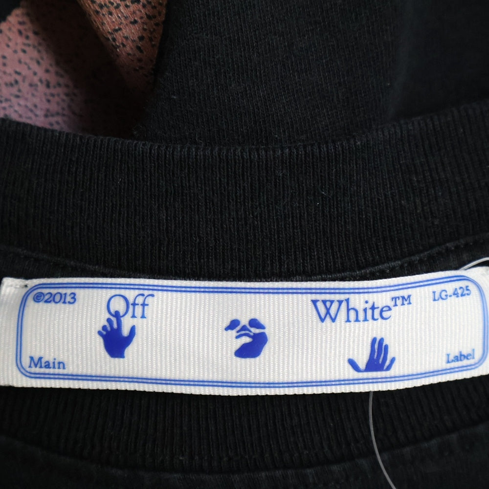 OFF-WHITE(オフホワイト) 21AW T-Shirt グラデーション オーバーサイズ半袖Tシャツ ブラック OMAA038F21JER002