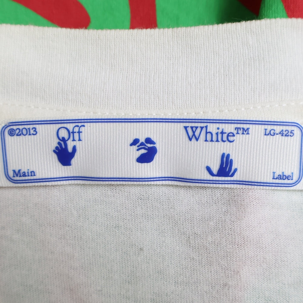 OFF-WHITE(オフホワイト) 21SS Apple T-Shirt オーバーサイズ半袖Tシャツ ホワイト OMAA038S21JER015