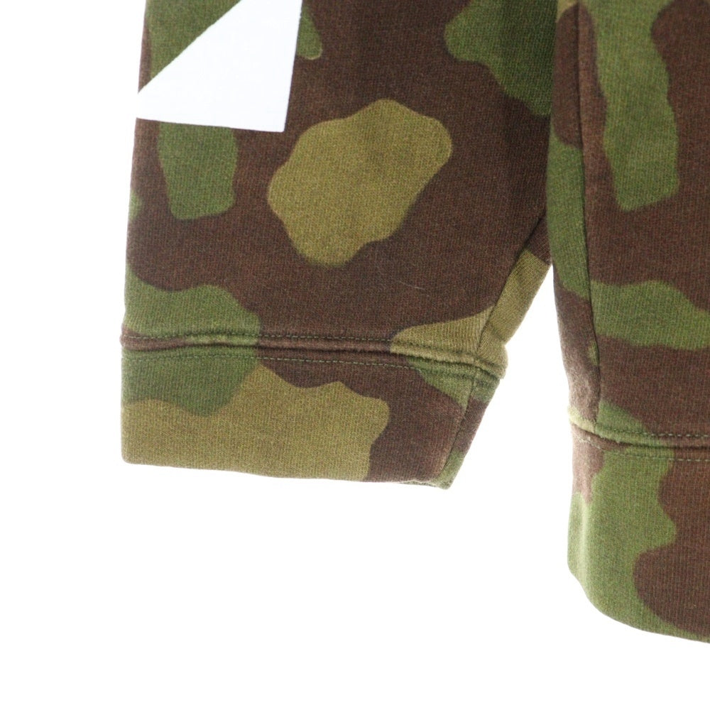 OFF-WHITE(オフホワイト) 17AW Diag Camouflage Hoodie カモフラージュ 迷彩プルオーバースウェットパーカー フーディー カーキ OMBB009F17601028