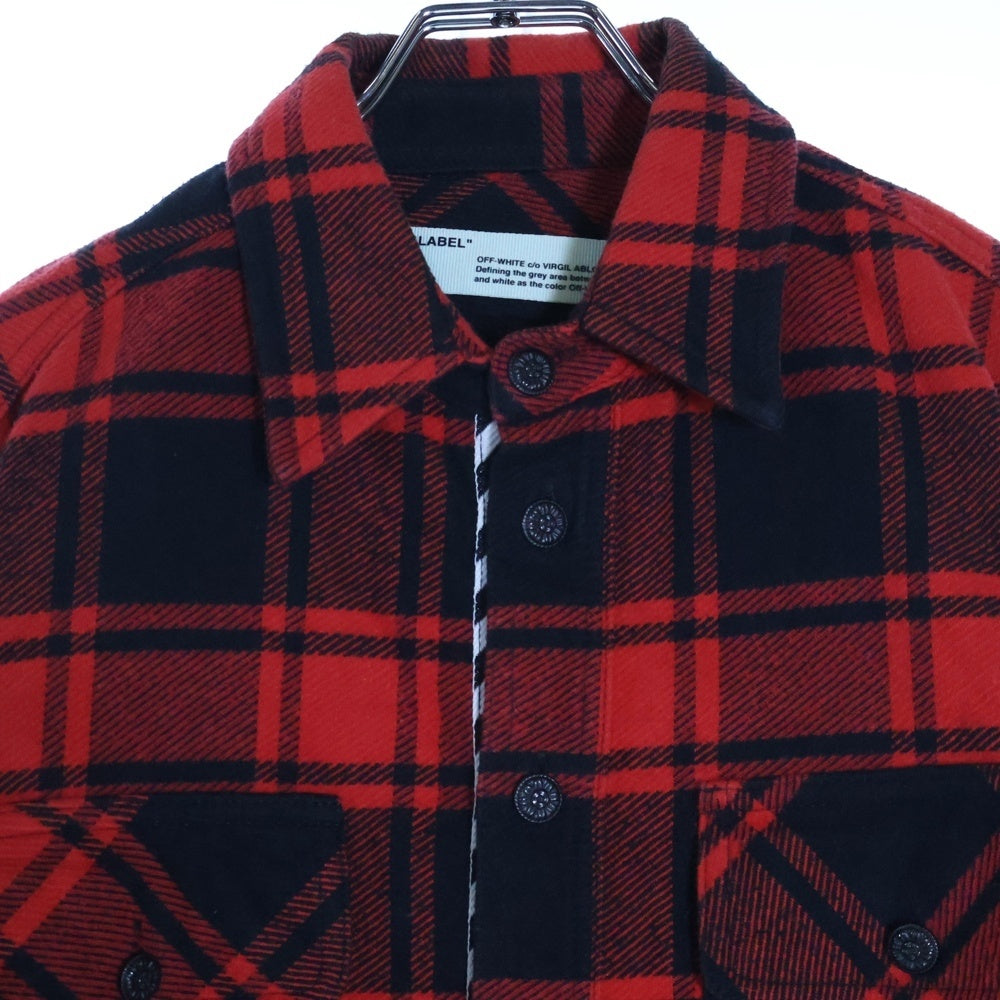 OFF-WHITE(オフホワイト) 18AW Quote Flannel Shirt 長袖