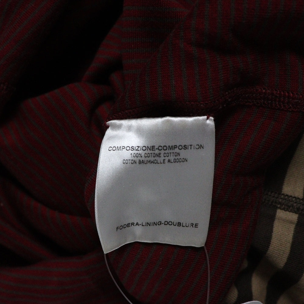 GUCCI(グッチ) Hoodie ボーダープルオーバーパーカー フーディー ブラウン 222018 X3430