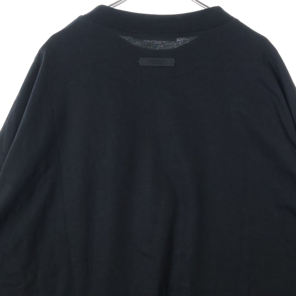 FEAR OF GOD ESSENTIALS(フィアオブゴッド エッセンシャルズ) L/S T-SHIRT UNIVERSITY 長袖Tシャツ ロンT ブラック