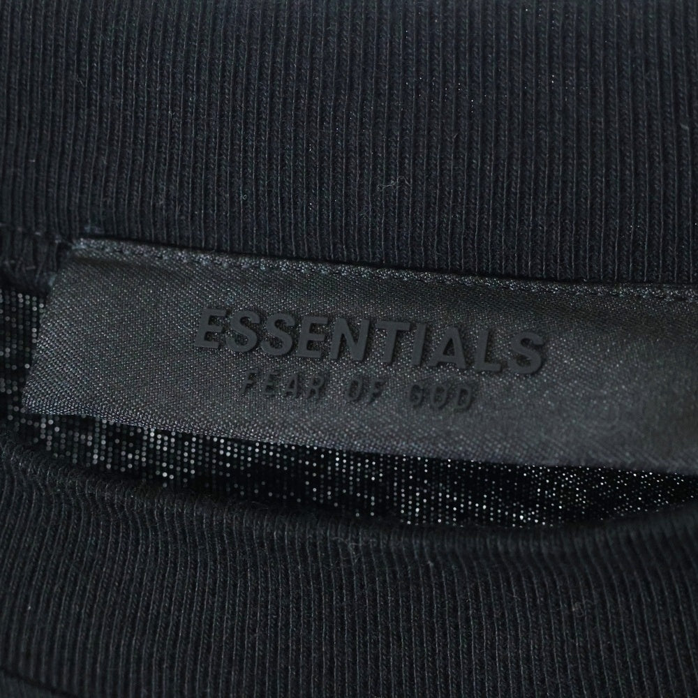 FEAR OF GOD ESSENTIALS(フィアオブゴッド エッセンシャルズ) L/S T-SHIRT UNIVERSITY 長袖Tシャツ ロンT ブラック