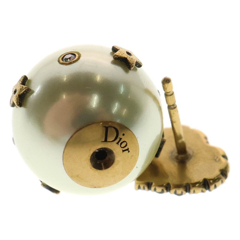 Christian Dior(クリスチャンディオール) Tribals トライバル ハート パールピアス ゴールド