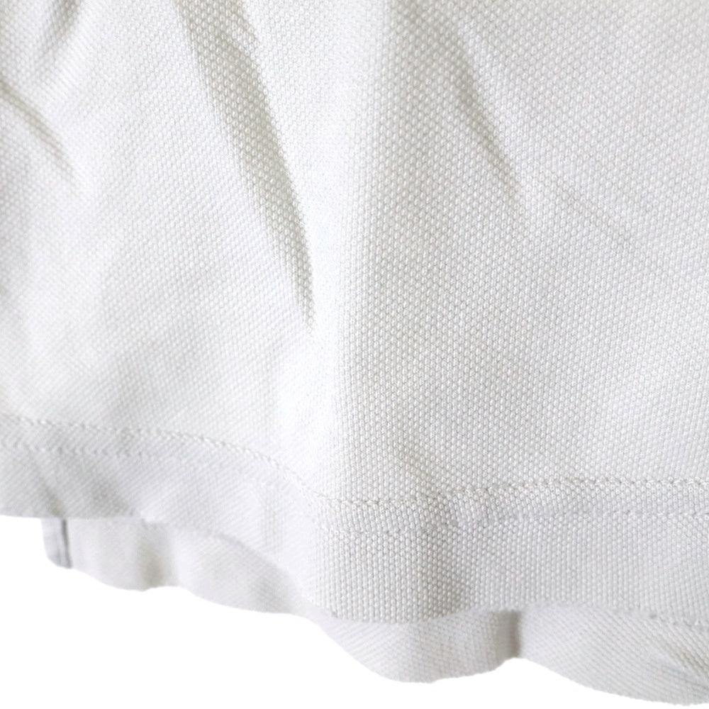 BALENCIAGA(バレンシアガ) Short Sleeve Fitted Polo ショートスリーブフィッテッドポロ ロゴエンブロイダリー半袖ポロシャツ 833244 TSVC7 グレー
