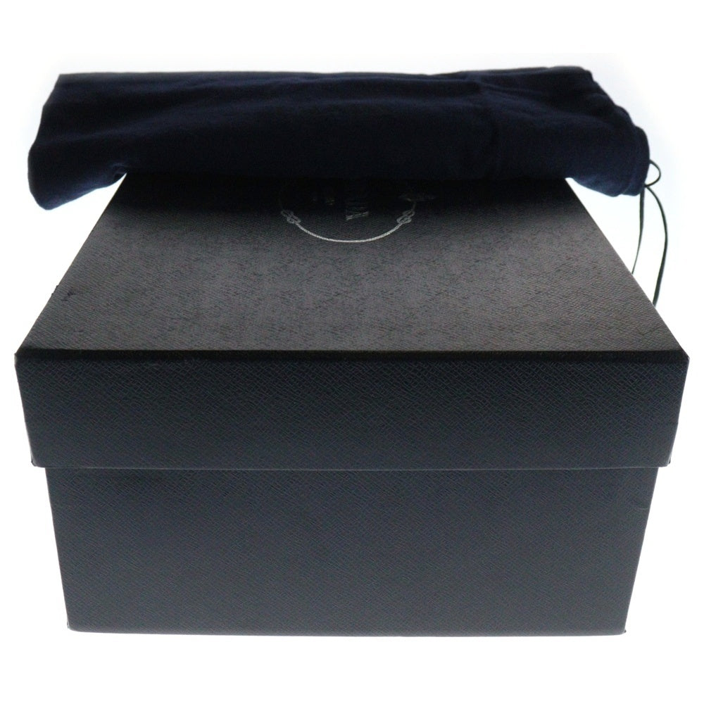 PRADA(プラダ) ウィングチップ レースアップ レザーローカットシューズ ホワイト 2EG211