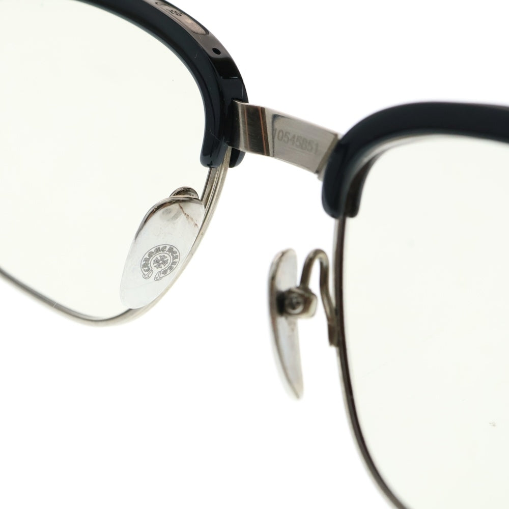CHROME HEARTS(クロムハーツ) BONENNOISSEUR 2 CHクロステンプル ウェリントンサングラス 眼鏡 アイウェア ブラック