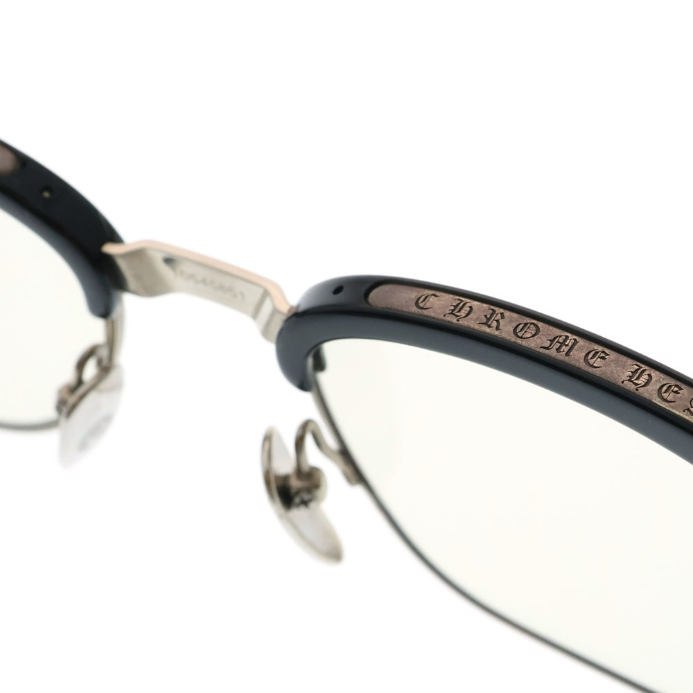CHROME HEARTS(クロムハーツ) BONENNOISSEUR 2 CHクロステンプル ウェリントンサングラス 眼鏡 アイウェア ブラック