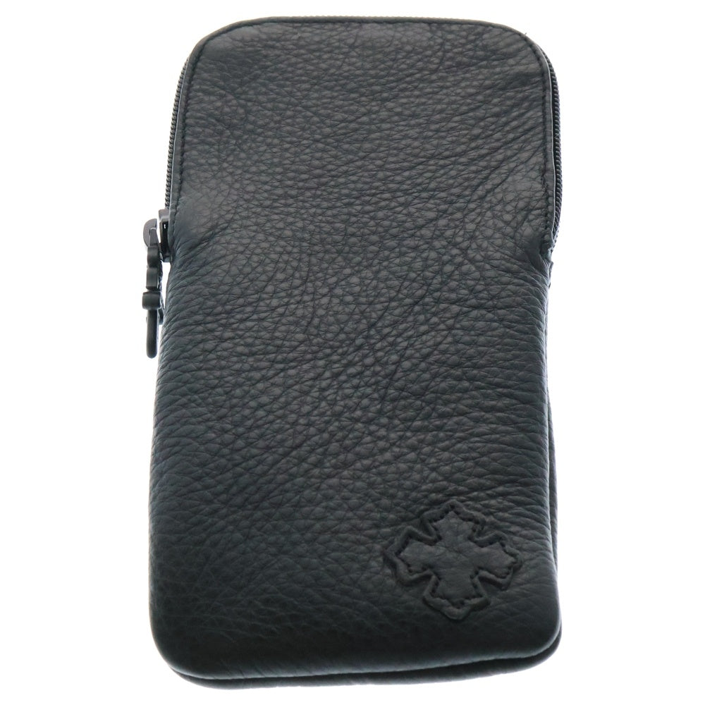 CHROME HEARTS(クロムハーツ) CASE ダガージップ アイウェアケース レザー眼鏡ケース ブラック
