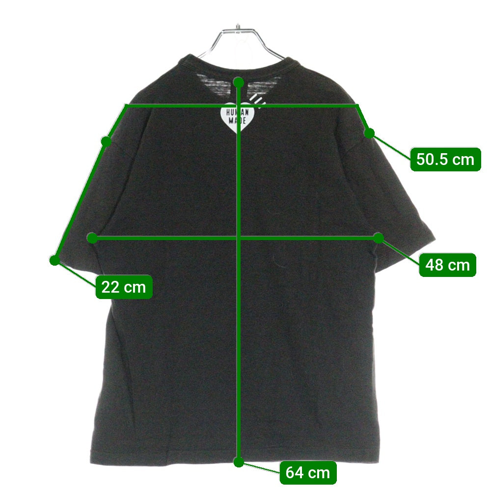 HUMAN MADE(ヒューマンメイド) 24AW Graphic T-Shirt ハートロゴ 半袖Tシャツ ブラック