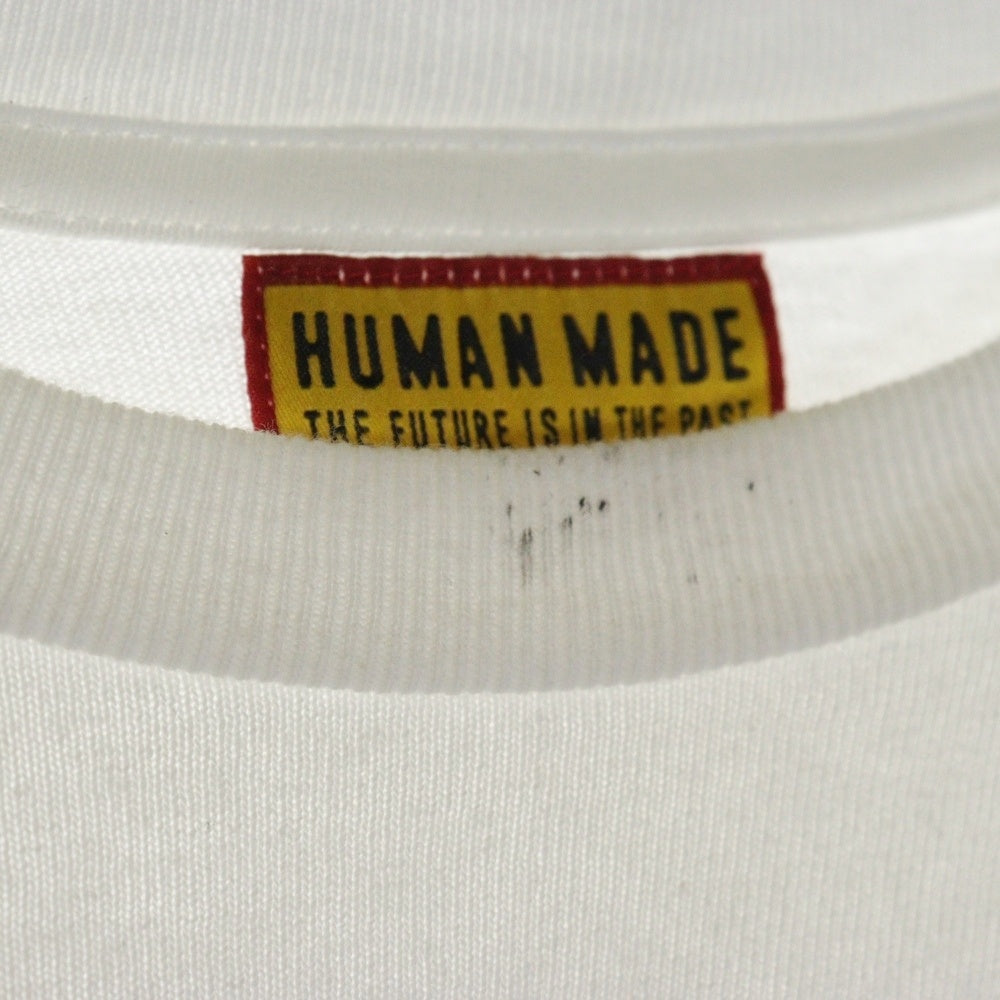 HUMAN MADE(ヒューマンメイド) 25SS Bear Flag T-Shirt ベアプリント半袖Tシャツ ホワイト