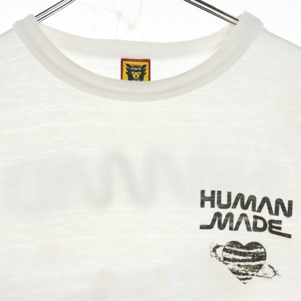 HUMAN MADE(ヒューマンメイド) Graphic T-Shirt バックロケットプリント 半袖Tシャツ ホワイト