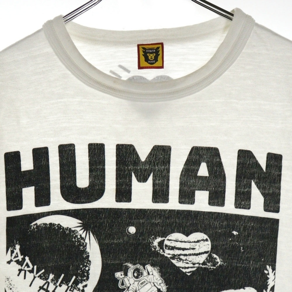 HUMAN MADE(ヒューマンメイド) Graphic T-Shirt フロントロケットプリント 半袖Tシャツ ホワイト