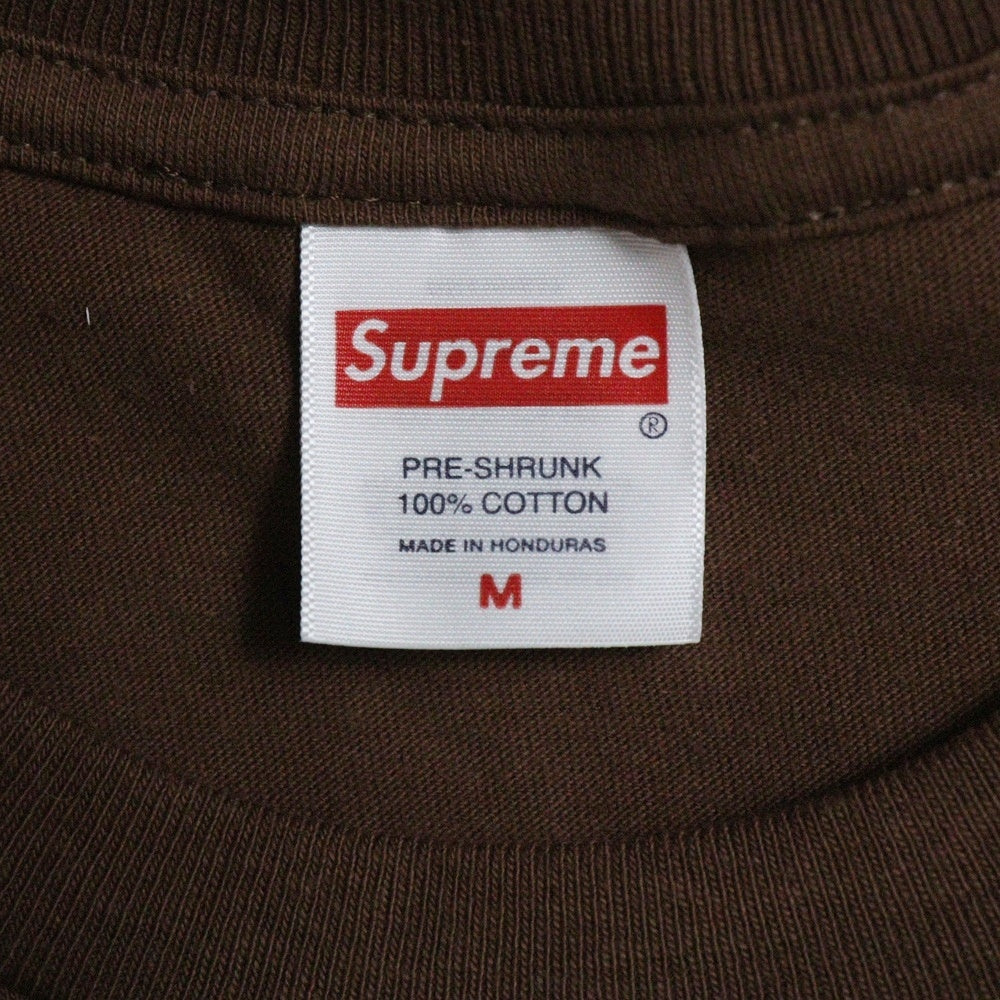SUPREME(シュプリーム) 24AW Crest Tee クレスト 半袖Tシャツ ブラウン