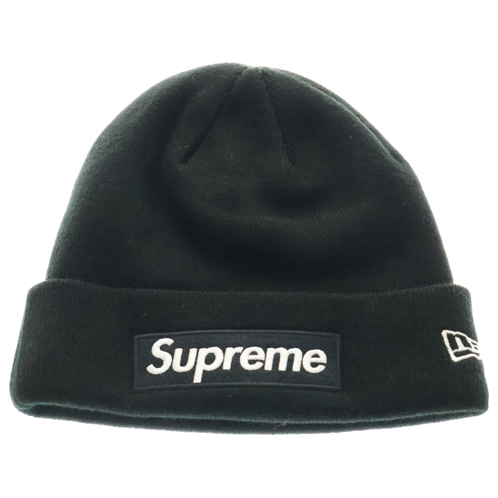 SUPREME(シュプリーム) 23AW New Era Box Logo Beanie ニューエラ ボックスロゴ ニットビーニー ニット帽 帽子 ブラック