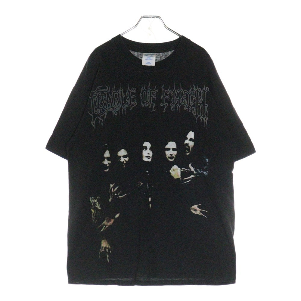VINTAGE(ヴィンテージ) 90S CRADLE OF FILTH DEATH NO STARINGS ATTACHED クレイドル オブ フィルス 半袖Tシャツ ブラック