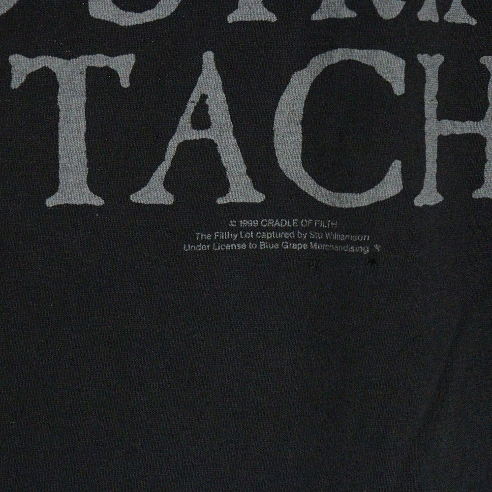 VINTAGE(ヴィンテージ) 90S CRADLE OF FILTH DEATH NO STARINGS ATTACHED クレイドル オブ フィルス 半袖Tシャツ ブラック