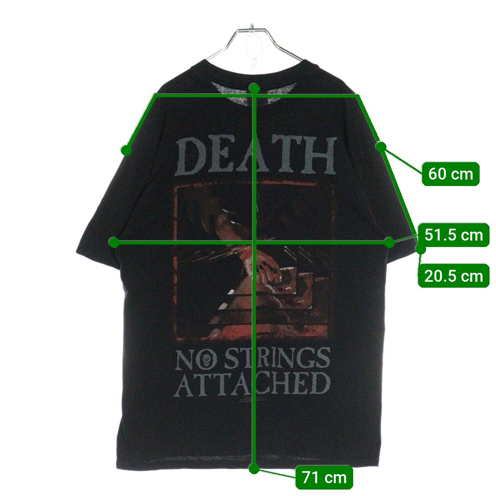 VINTAGE(ヴィンテージ) 90S CRADLE OF FILTH DEATH NO STARINGS ATTACHED クレイドル オブ フィルス 半袖Tシャツ ブラック