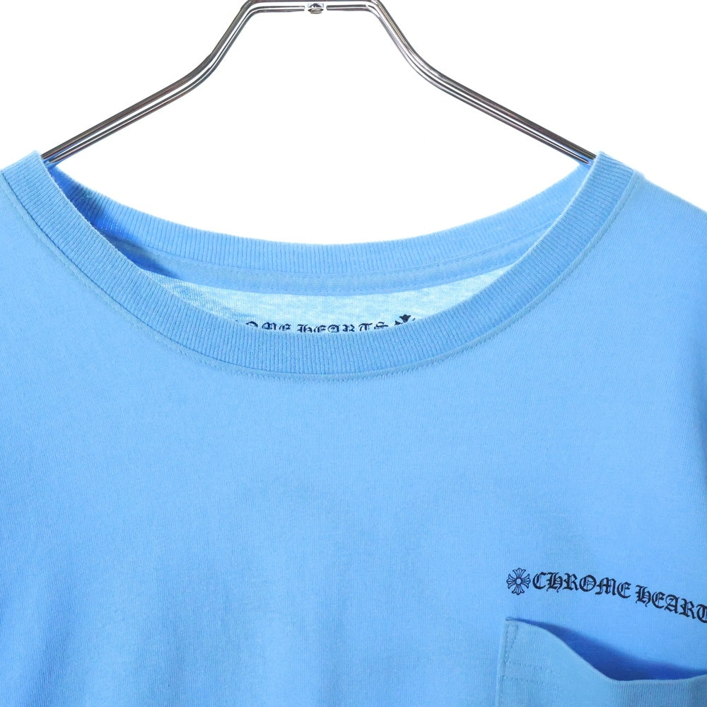 CHROME HEARTS(クロムハーツ) ×MATTY BOY BRAIN NEW L/S TEE マッティボーイ ブレインニュー 長袖Tシャツ ロングスリーブカットソー ブルー