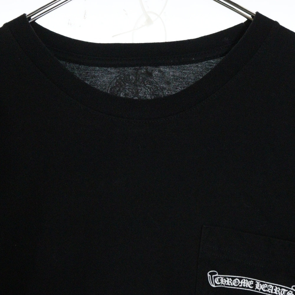 CHROME HEARTS(クロムハーツ) CH L/S 1 ヴァインダガープリント長袖カットソー ロングスリーブ ロンT ブラック/パープル