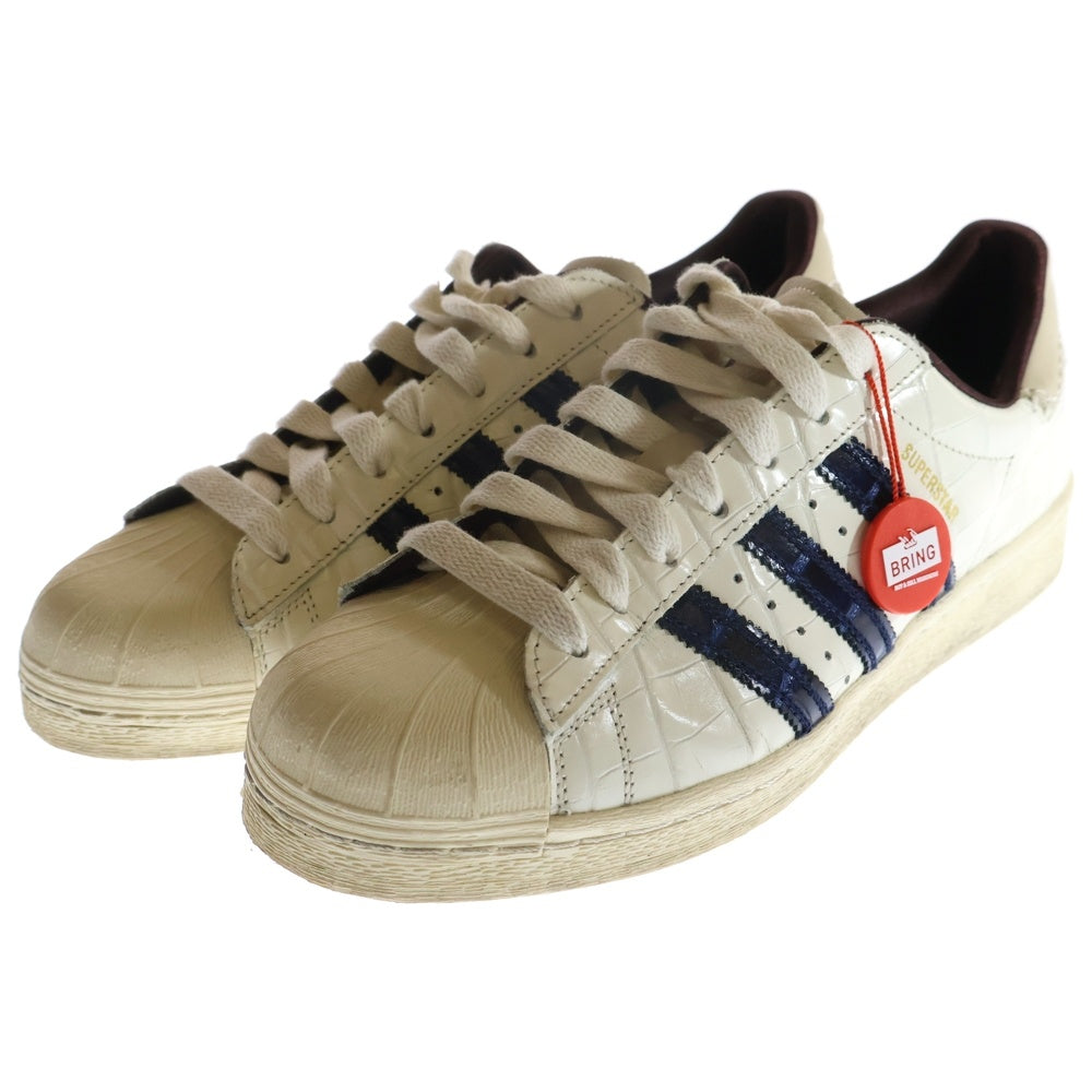 adidas(アディダス) ×Wales Bonner Superstar ×ウェールズボナー スーパースター ローカットスニーカー ホワイト/ネイビー US9/27cm JP7161