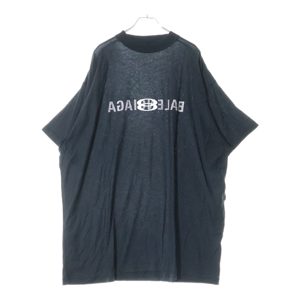 BALENCIAGA(バレンシアガ) Inside Out T-Shirt インサイドアウトロゴ 半袖Tシャツ ブラック 787358 TQVJ4