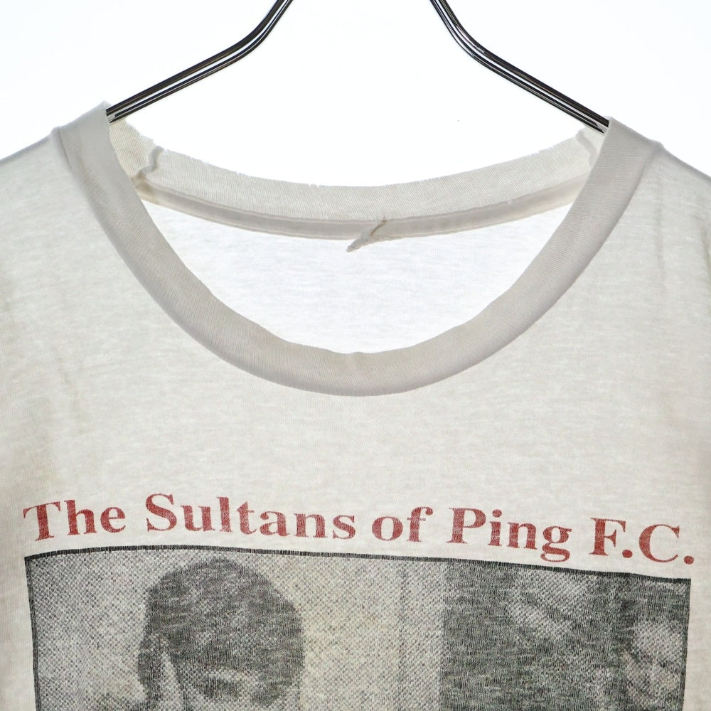 VINTAGE(ヴィンテージ) 90s Sultans of ping サルタンズ オブ ピンプリント 半袖カットソー クルーネック Tシャツ ホワイト