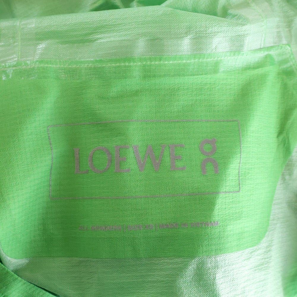 LOEWE(ロエベ) ×On Ultra Jacket ×オン ウルトラジャケット リップストップナイロンジップアップジャケット 1UF10480135 グリーン