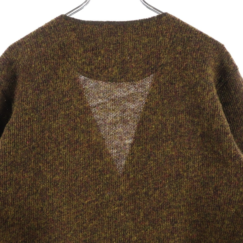 JUNYA WATANABE COMME des GARCONS(ジュンヤワタナベ コムデギャルソン) Patch Wool Cardigan エルボーパッチウールカーディガン WI-T001 ブラウン