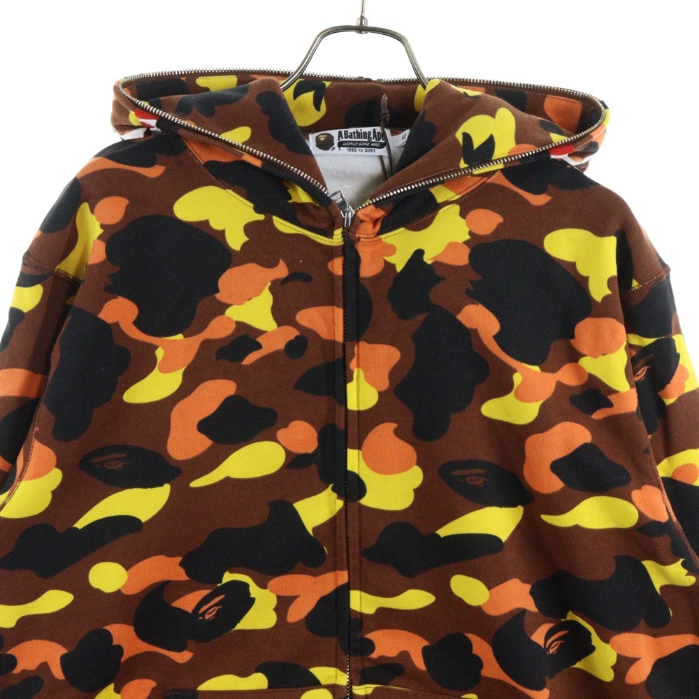 【A BATHING APE】 迷彩 パーカー M カモフラ エイプ A BATHING APE - アベイシングエイプ 迷彩パーカーMサイズ 美品