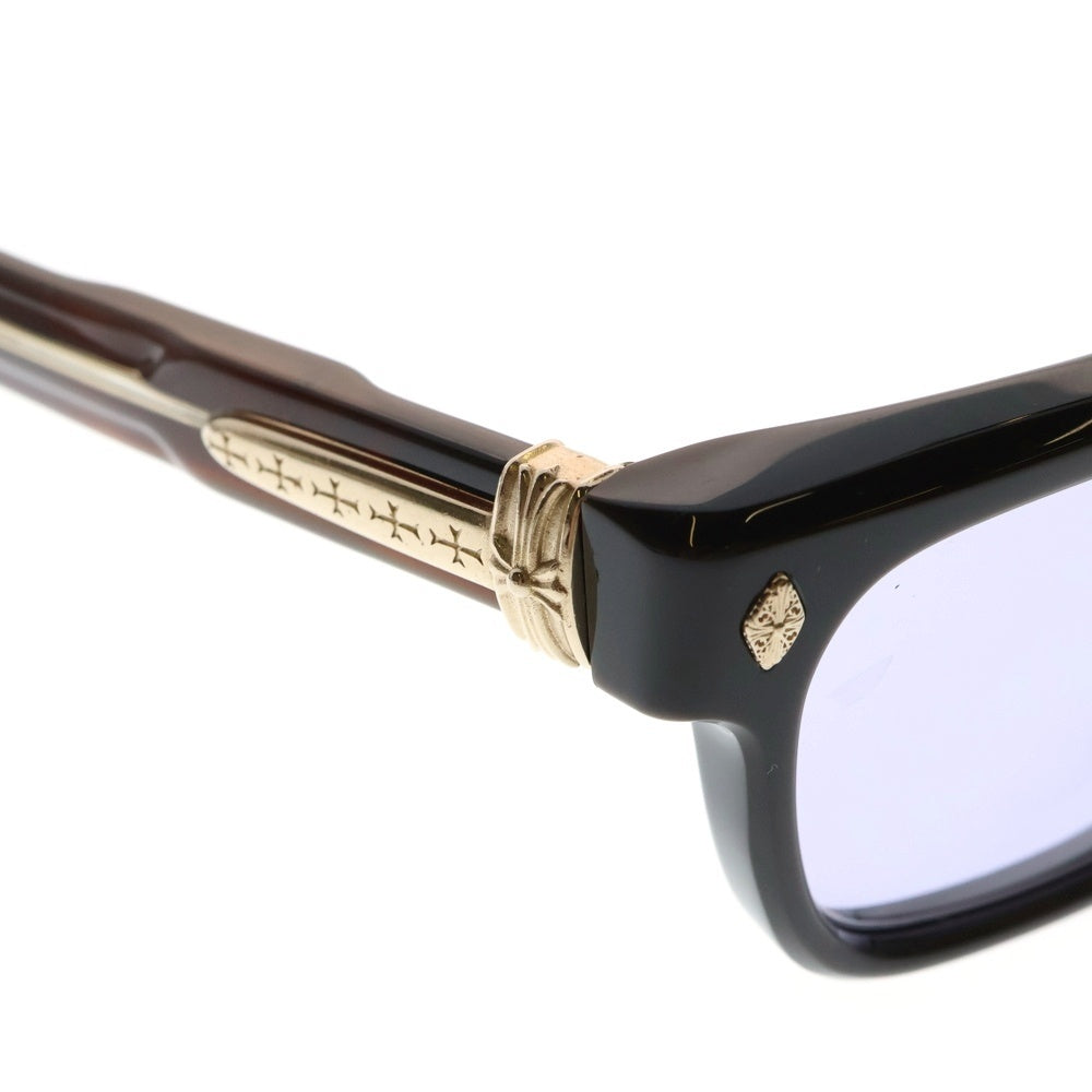 CHROME HEARTS(クロムハーツ) PEN15 EYEWEAR クロステンプル 眼鏡アイウェア サングラス ブラウン/ゴールド