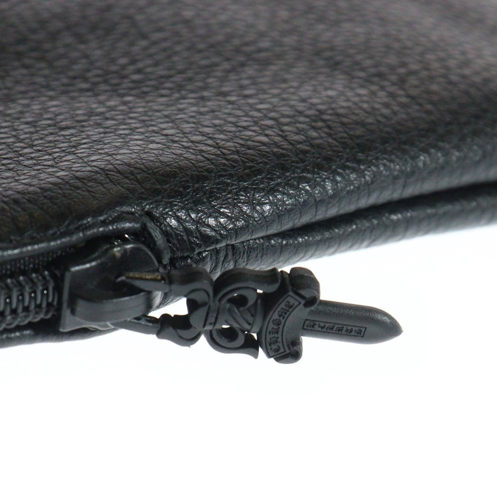 CHROME HEARTS(クロムハーツ) CASE ダガージップ アイウェアケース レザー眼鏡ケース ブラック