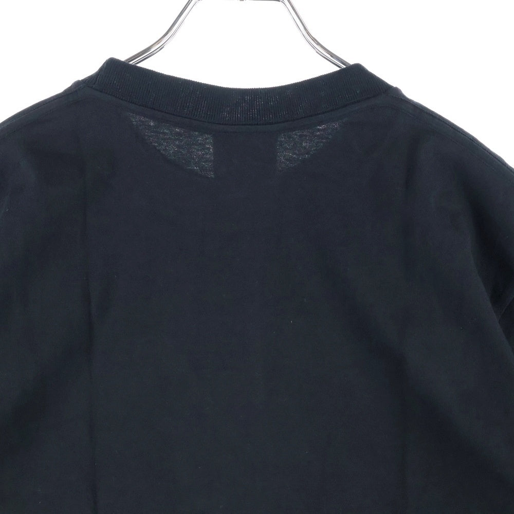 A BATHING APE(アベイシングエイプ) 90s BABY MILO GENERAL MILO TEE ベイビーマイロジェネラルマイロTシャツ ロゴプリントクルーネック半袖Tシャツ ブラック